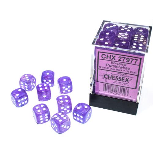 Dice - Chessex - 12mm D6 (36pc) - Borealis