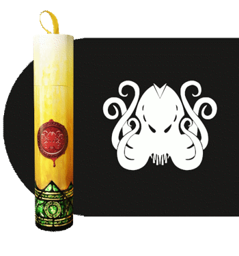 Dice - Infinite Black - Ritual Candle Dice Tube