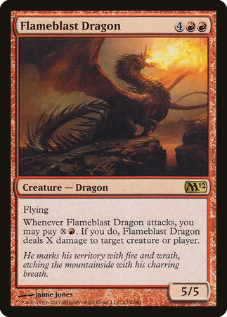 Flameblast Dragon [Magic 2012] | Event Horizon Hobbies CA