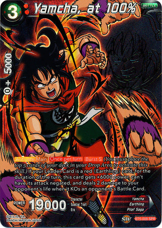 Yamcha, at 100-Percent (SPR) (BT5-009) [Miraculous Revival] | Event Horizon Hobbies CA