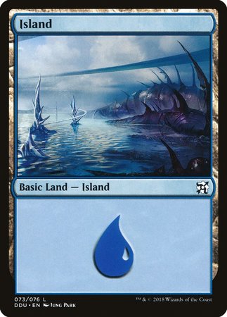 Island (73) [Duel Decks: Elves vs. Inventors] | Event Horizon Hobbies CA