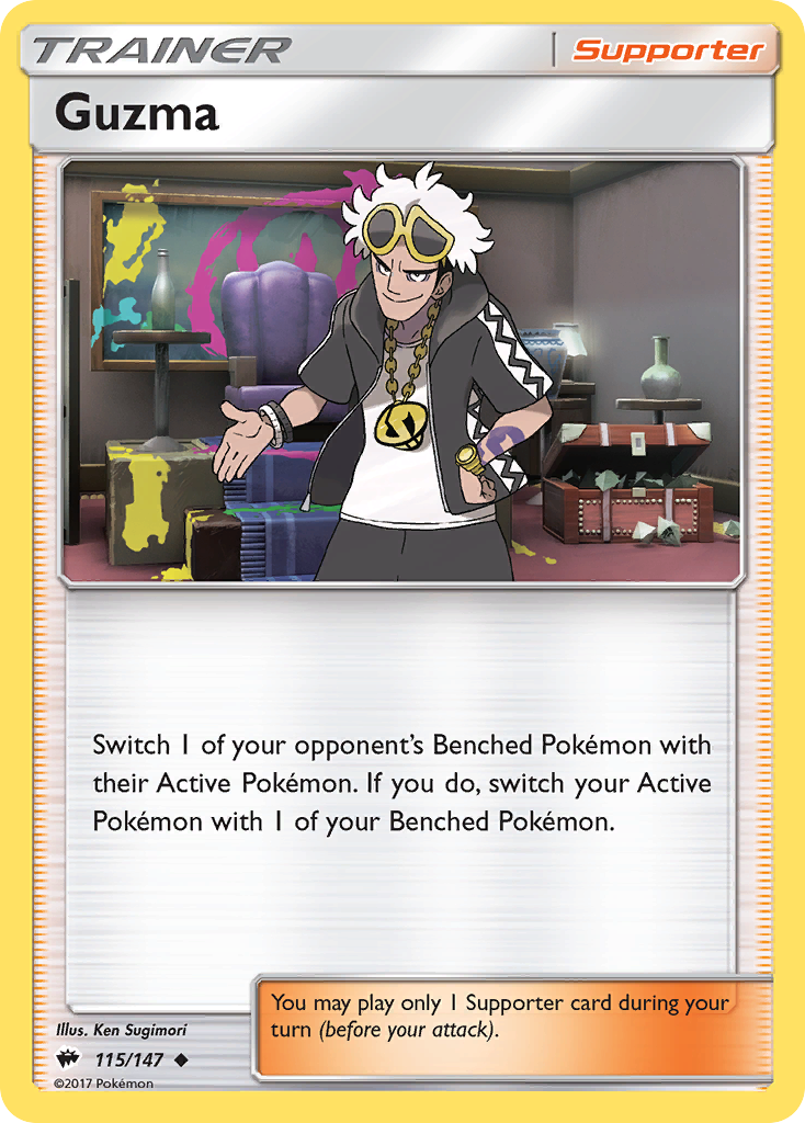 Guzma (115/147) [Sun & Moon: Burning Shadows] | Event Horizon Hobbies CA