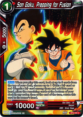 Son Goku, Prepping for Fusion (BT6-005) [Destroyer Kings] | Event Horizon Hobbies CA