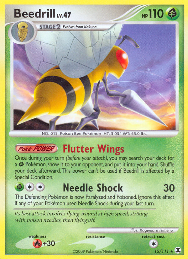 Beedrill (15/111) [Platinum: Rising Rivals] | Event Horizon Hobbies CA