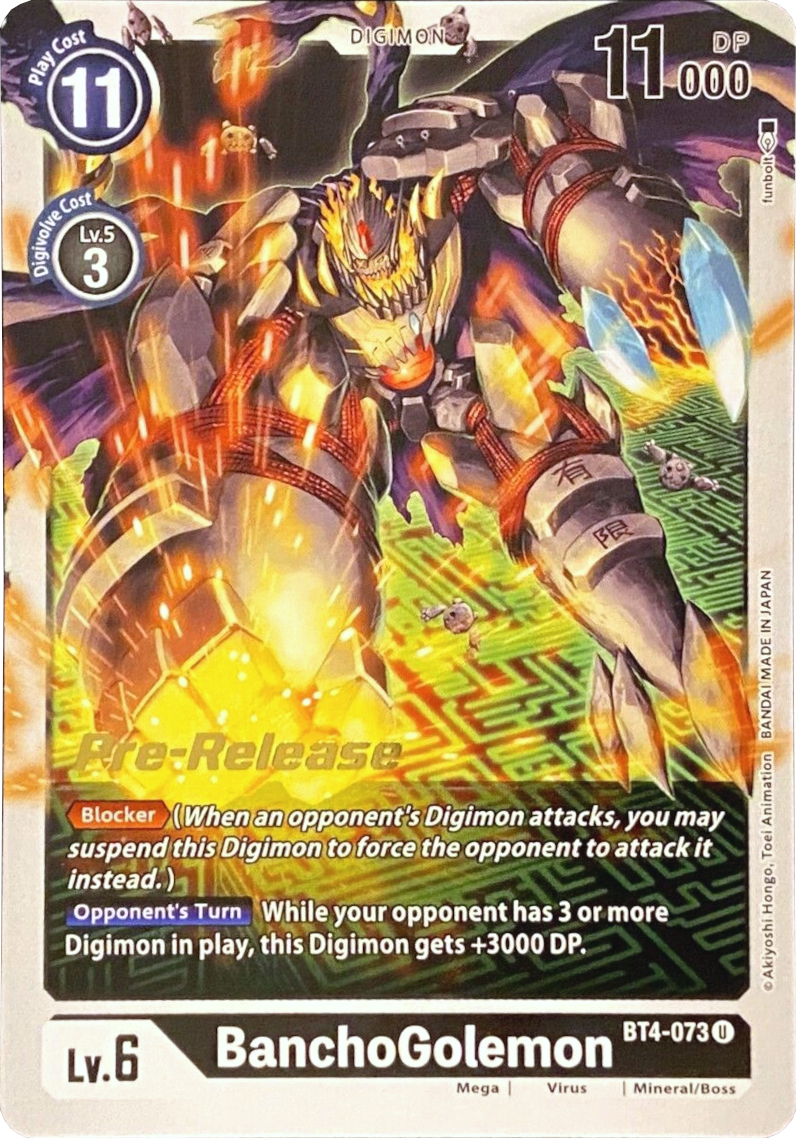 BanchoGolemon [BT4-073] [Great Legend Pre-Release Promos] | Event Horizon Hobbies CA