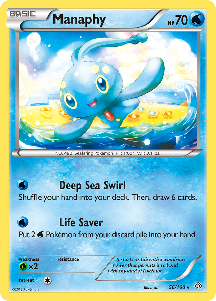 Manaphy (56/160) [XY: Primal Clash] | Event Horizon Hobbies CA