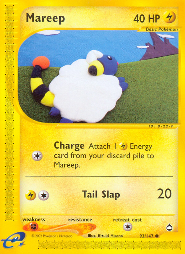 Mareep (93/147) [Aquapolis] | Event Horizon Hobbies CA