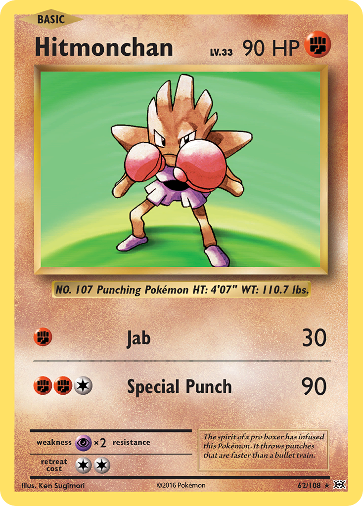 Hitmonchan (62/108) [XY: Evolutions] | Event Horizon Hobbies CA