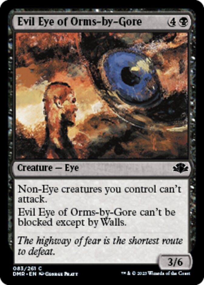 Evil Eye of Orms-by-Gore [Dominaria Remastered] | Event Horizon Hobbies CA