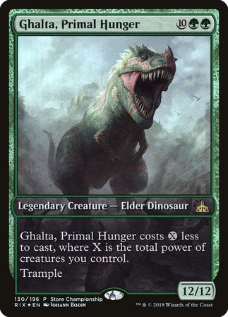 Ghalta, Primal Hunger [Rivals of Ixalan Promos] | Event Horizon Hobbies CA