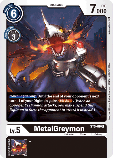 MetalGreymon [ST5-09] [Starter Deck: Machine Black] | Event Horizon Hobbies CA