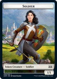 Soldier // Squirrel Double-sided Token [Double Masters Tokens] | Event Horizon Hobbies CA