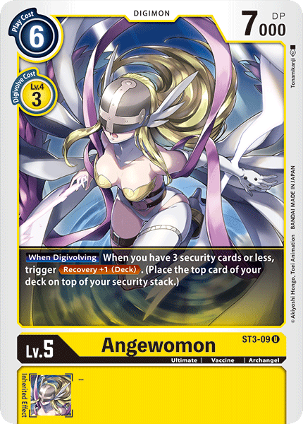 Angewomon [ST3-09] [Starter Deck: Heaven's Yellow] | Event Horizon Hobbies CA