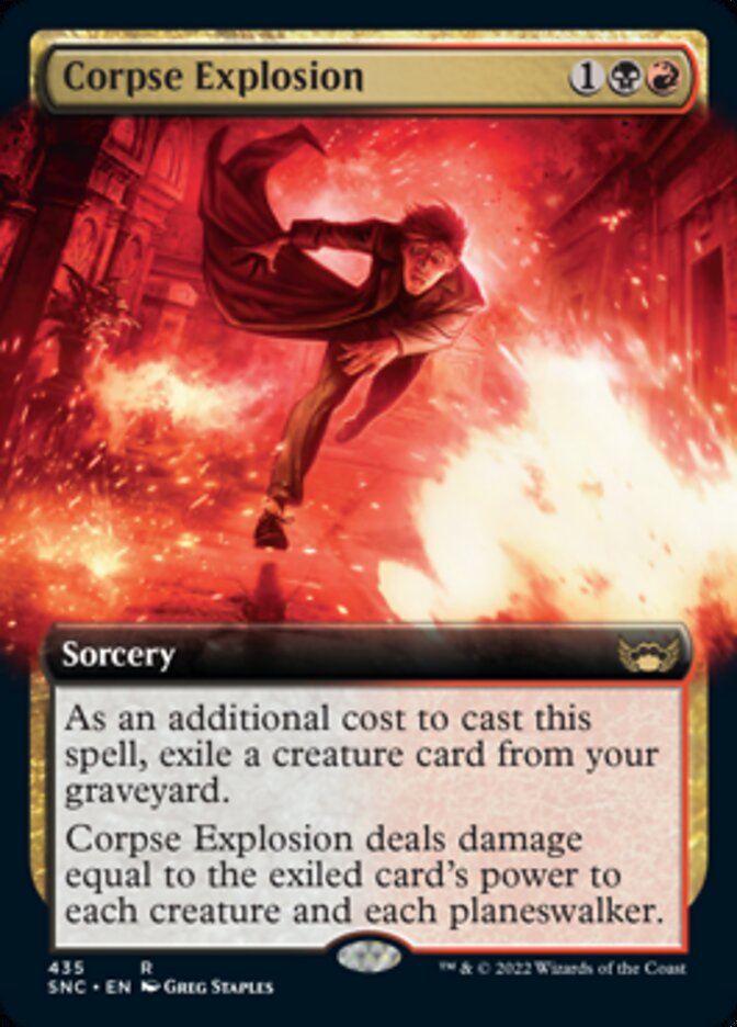 Corpse Explosion (Extended Art) [Streets of New Capenna] | Event Horizon Hobbies CA