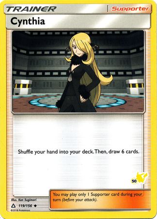 Cynthia (119/156) (Pikachu Stamp #50) [Battle Academy 2020] | Event Horizon Hobbies CA