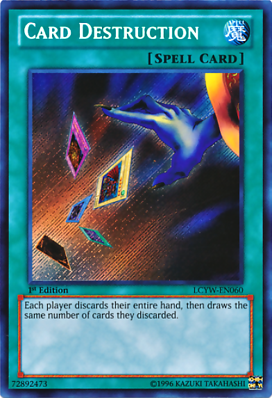 Card Destruction [LCYW-EN060] Secret Rare | Event Horizon Hobbies CA