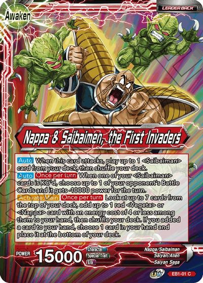 Nappa // Nappa & Saibaimen, the First Invaders (EB1-01) [Battle Evolution Booster] | Event Horizon Hobbies CA