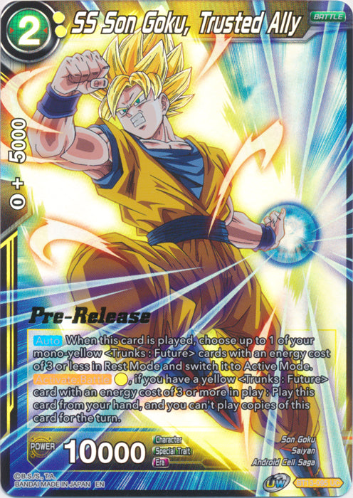 SS Son Goku, Trusted Ally (BT13-095) [Supreme Rivalry Prerelease Promos] | Event Horizon Hobbies CA