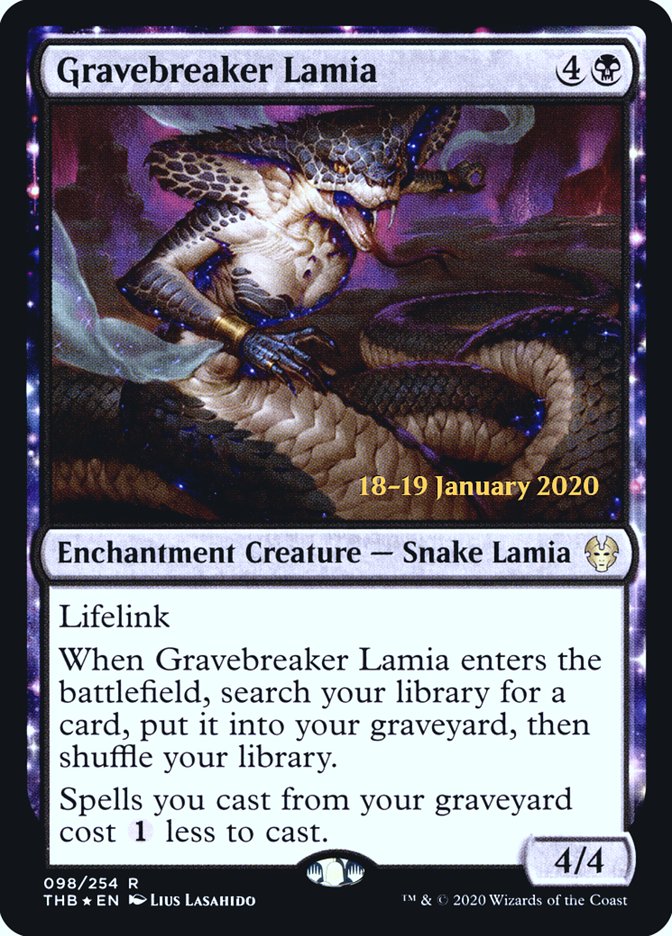 Gravebreaker Lamia [Theros Beyond Death Prerelease Promos] | Event Horizon Hobbies CA