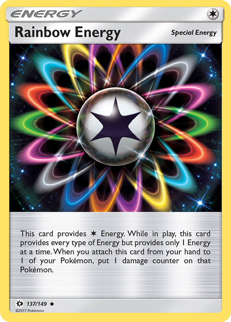 Rainbow Energy (137/149) [Sun & Moon: Base Set] | Event Horizon Hobbies CA