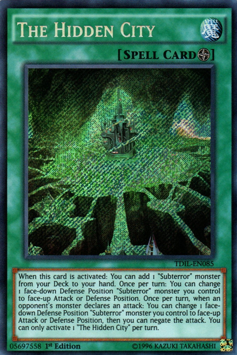 The Hidden City [TDIL-EN085] Secret Rare | Event Horizon Hobbies CA