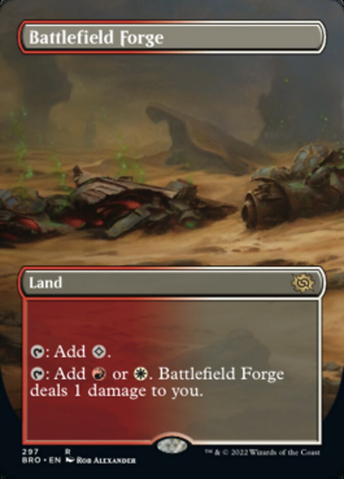 Battlefield Forge (Borderless Alternate Art) [The Brothers' War] | Event Horizon Hobbies CA