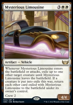 Mysterious Limousine (Promo Pack) [Streets of New Capenna Promos] | Event Horizon Hobbies CA