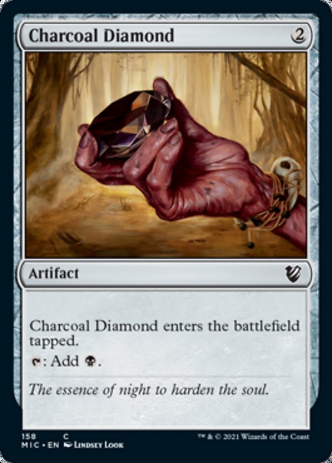 Charcoal Diamond [Innistrad: Midnight Hunt Commander] | Event Horizon Hobbies CA