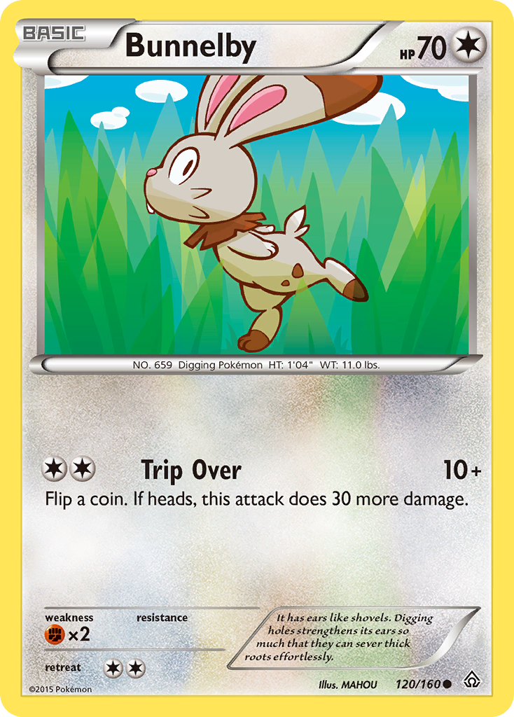 Bunnelby (120/160) [XY: Primal Clash] | Event Horizon Hobbies CA