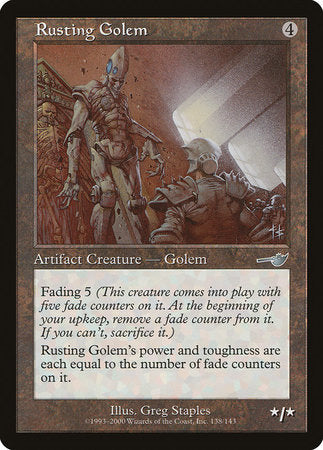 Rusting Golem [Nemesis] | Event Horizon Hobbies CA