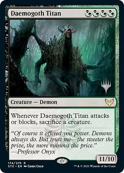 Daemogoth Titan (Promo Pack) [Strixhaven: School of Mages Promos] | Event Horizon Hobbies CA