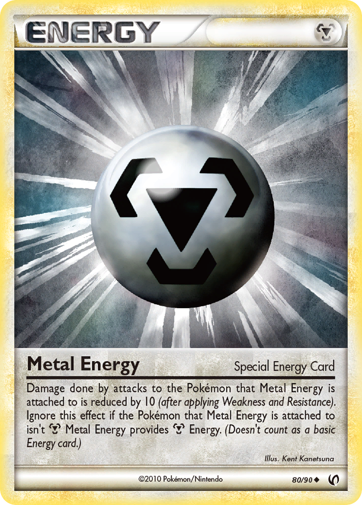 Metal Energy (80/90) [HeartGold & SoulSilver: Undaunted] | Event Horizon Hobbies CA