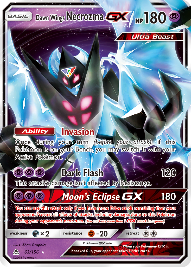 Dawn Wings Necrozma GX (63/156) [Sun & Moon: Ultra Prism] | Event Horizon Hobbies CA