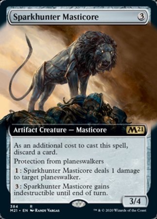 Sparkhunter Masticore (Extended Art) [Core Set 2021] | Event Horizon Hobbies CA