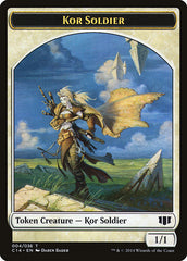 Kor Soldier // Pegasus Double-sided Token [Commander 2014 Tokens] | Event Horizon Hobbies CA