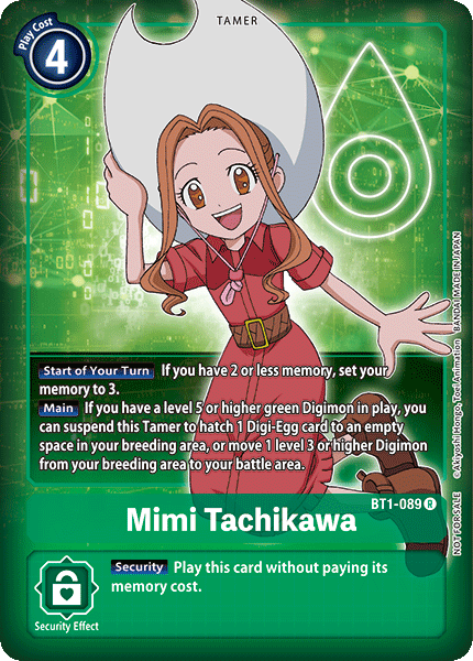 Mimi Tachikawa [BT1-089] (Buy-A-Box Promo) [Release Special Booster Ver.1.0 Promos] | Event Horizon Hobbies CA