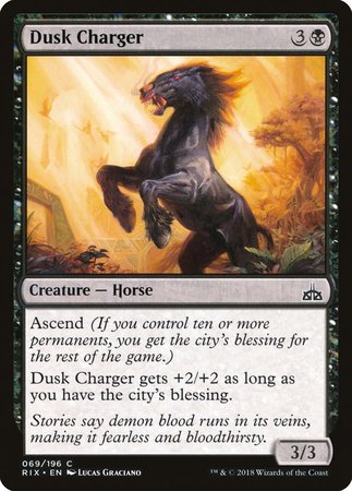 Dusk Charger [Rivals of Ixalan] | Event Horizon Hobbies CA