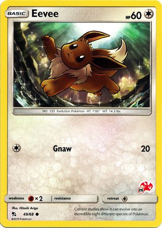 Eevee (49/68) (Charizard Stamp #26) [Battle Academy 2020] | Event Horizon Hobbies CA