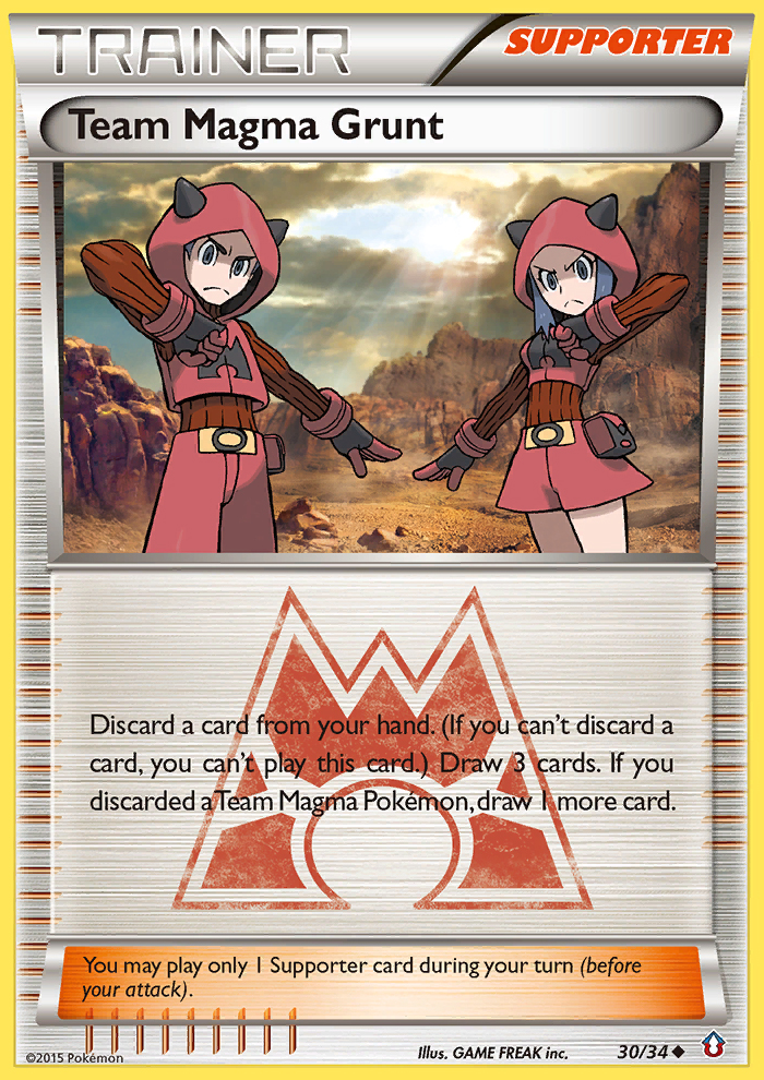 Team Magma Grunt (30/34) [XY: Double Crisis] | Event Horizon Hobbies CA