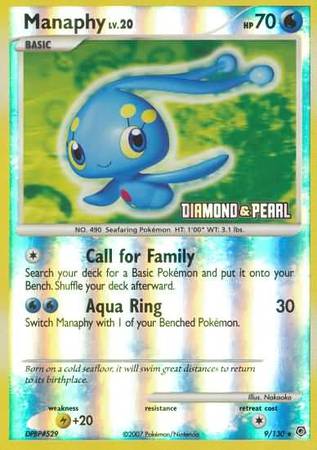 Manaphy (9/130) [Burger King Promos: 2008 Collection] | Event Horizon Hobbies CA