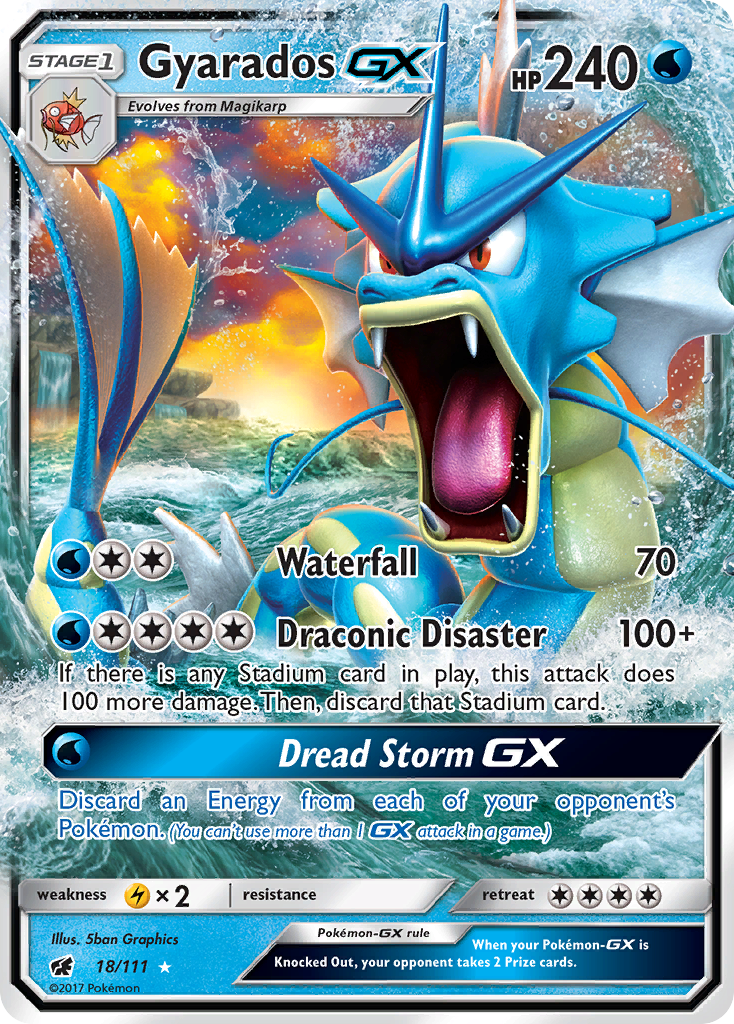 Gyarados GX (18/111) [Sun & Moon: Crimson Invasion] | Event Horizon Hobbies CA