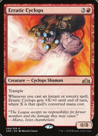 Erratic Cyclops [Guilds of Ravnica] | Event Horizon Hobbies CA