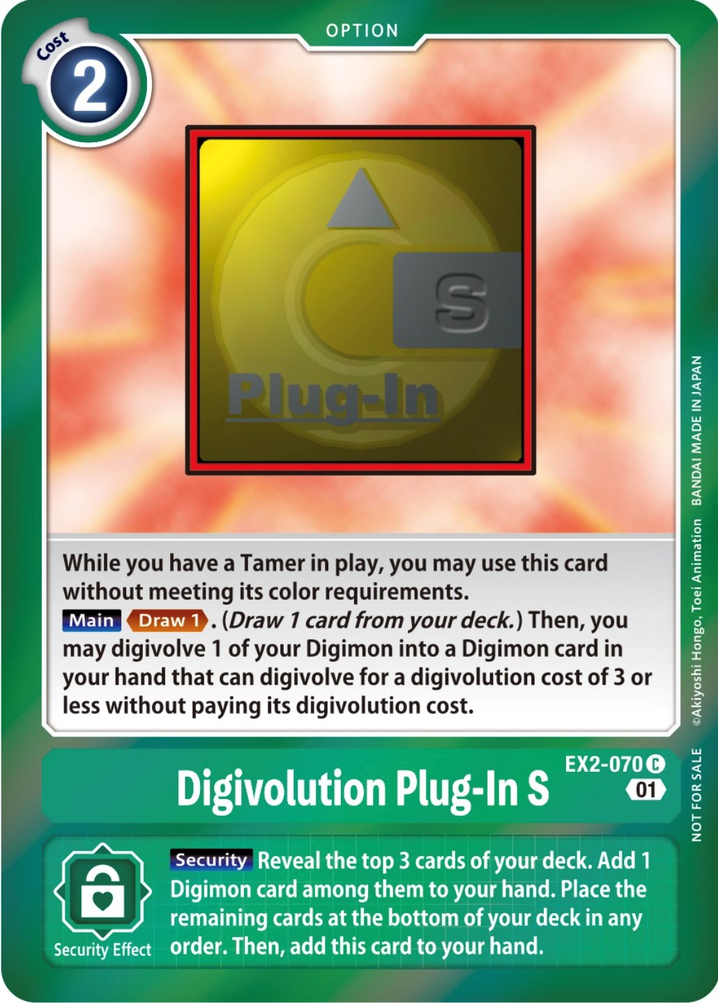 Digivolution Plug-In S [EX2-070] (Event Pack 4) [Digital Hazard Promos] | Event Horizon Hobbies CA