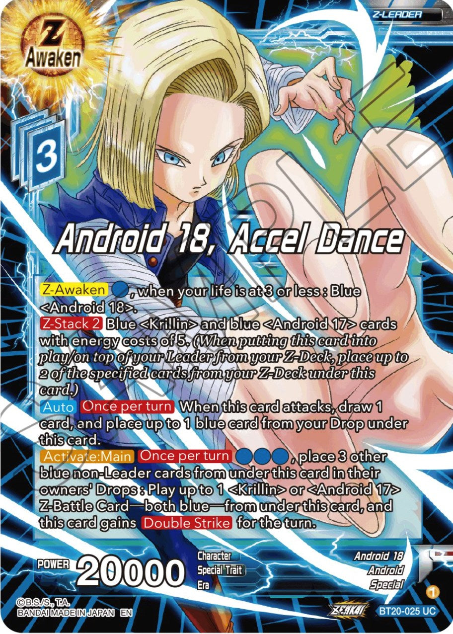 Android 18, Accel Dance (BT20-025) [Power Absorbed] | Event Horizon Hobbies CA