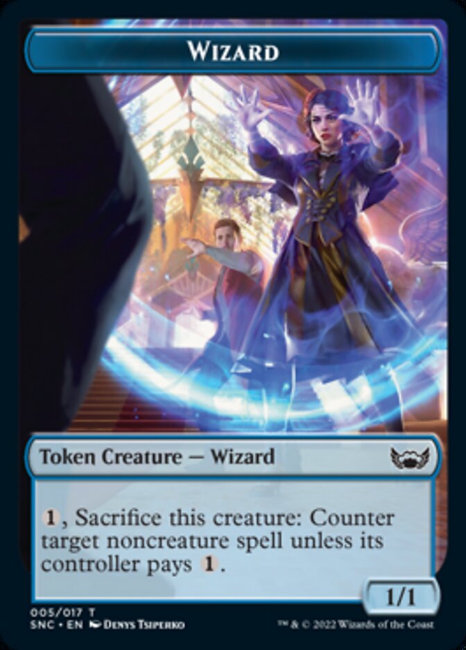 Wizard Token [Streets of New Capenna Tokens] | Event Horizon Hobbies CA