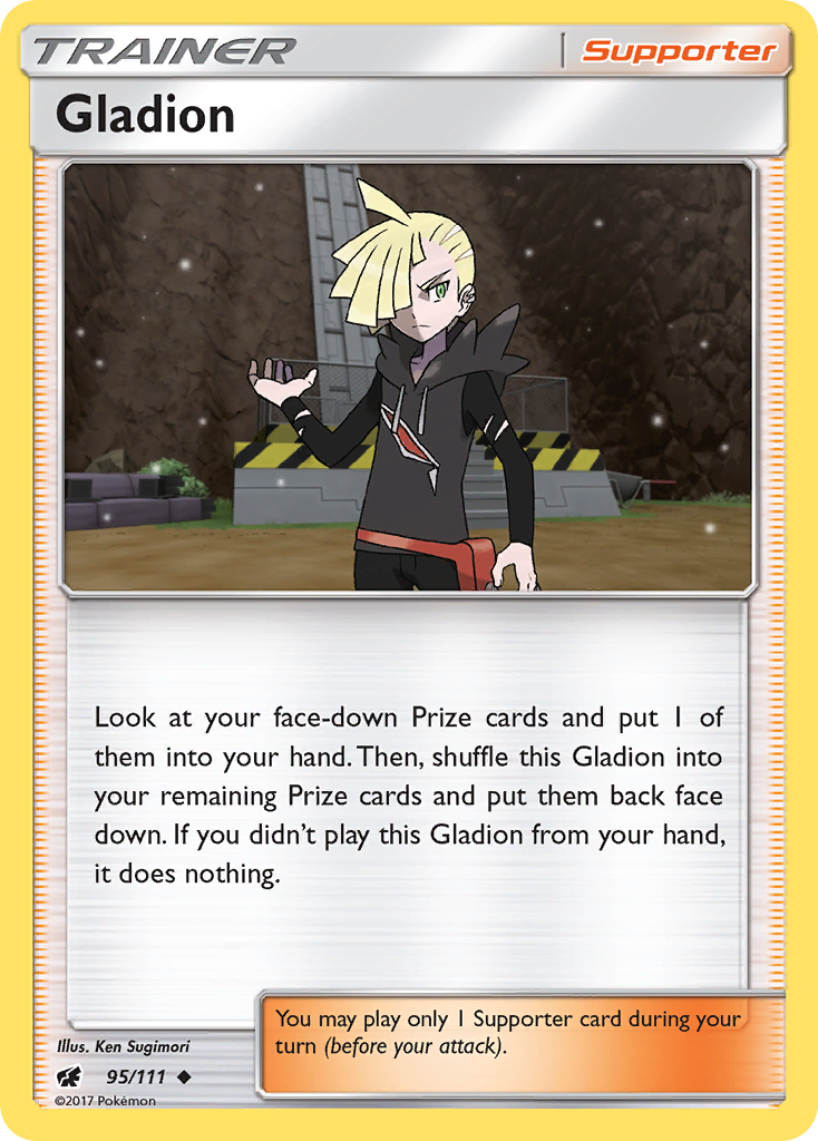 Gladion (95/111) [Sun & Moon: Crimson Invasion] | Event Horizon Hobbies CA