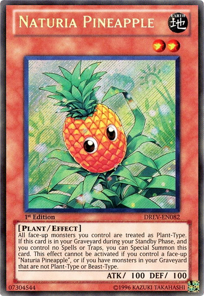 Naturia Pineapple [DREV-EN082] Secret Rare | Event Horizon Hobbies CA