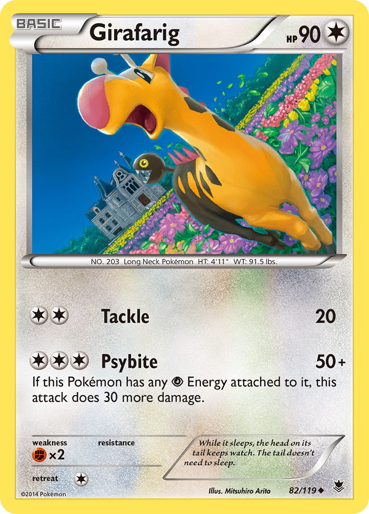 Girafarig (82/119) [XY: Phantom Forces] | Event Horizon Hobbies CA