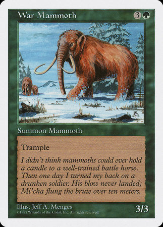 War Mammoth [Fifth Edition] | Event Horizon Hobbies CA