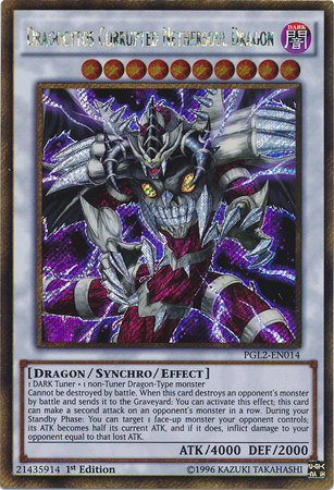 Dragocytos Corrupted Nethersoul Dragon [PGL2-EN014] Gold Secret Rare | Event Horizon Hobbies CA